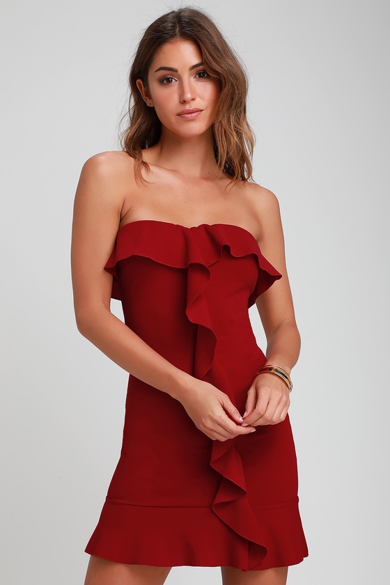 Ruffle Bodycon Dress