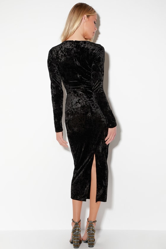 black velvet long sleeve bodycon dress youtube Black velvet long sleeve bodycon dress youtube catalogues plus size