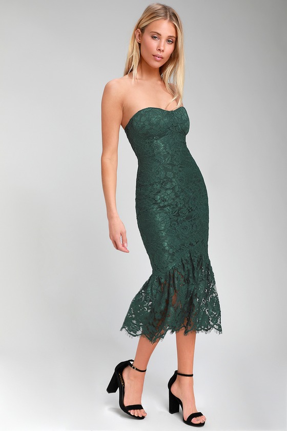 forest green lace