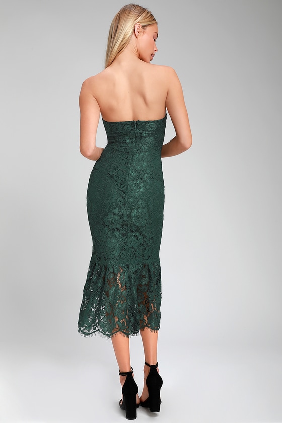 forest green lace
