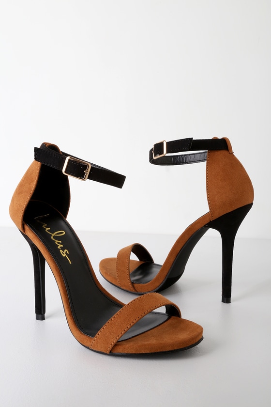 stilettos color camel