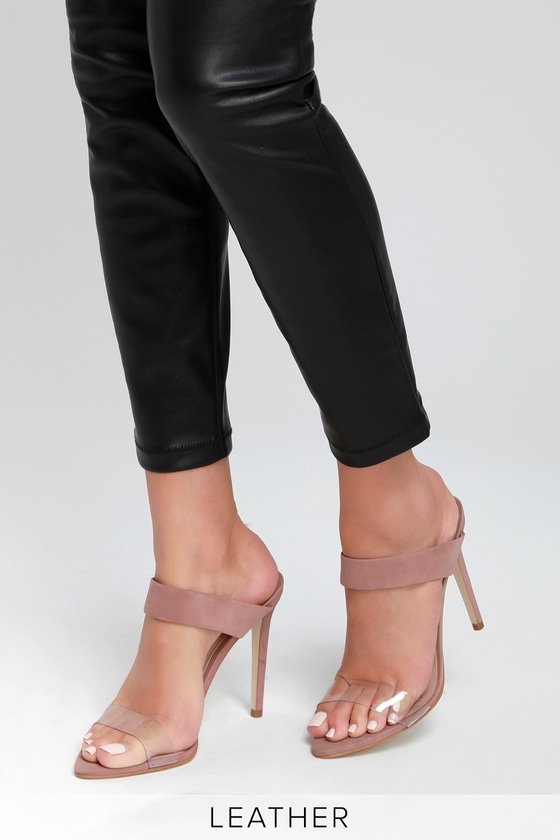 amaya heels in ivory leather