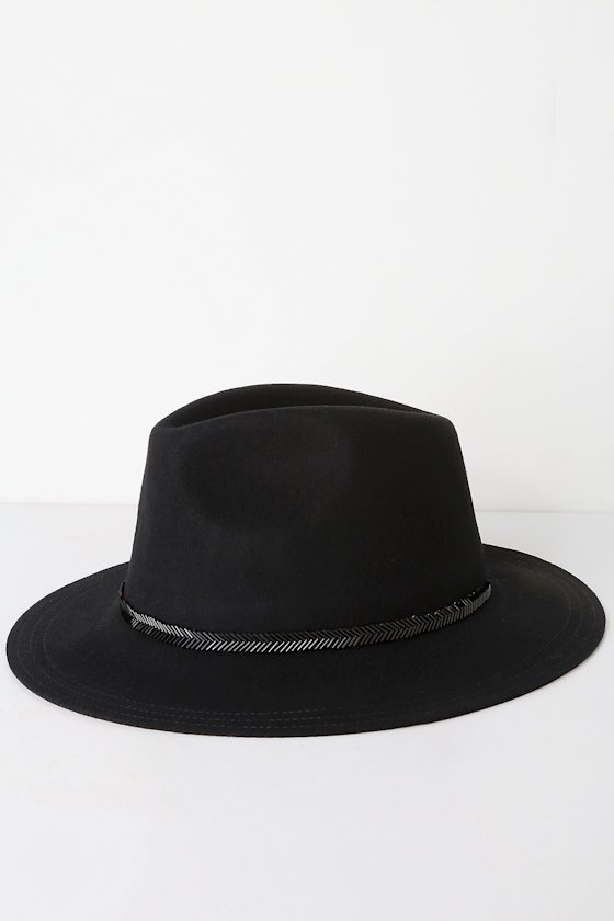 Cute Wool Hat Felt Hat Black Hat Beaded Hat Lulus