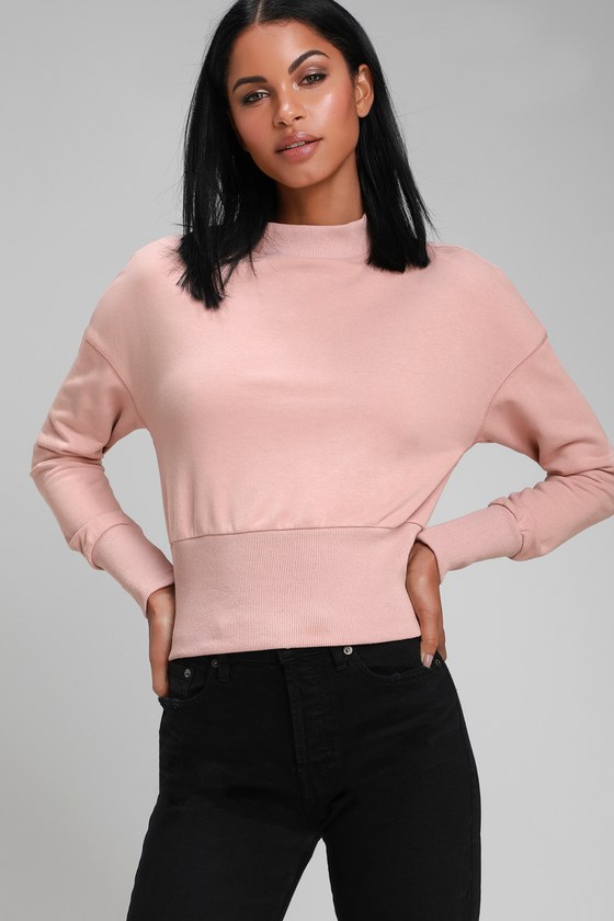 blush sweatshirt