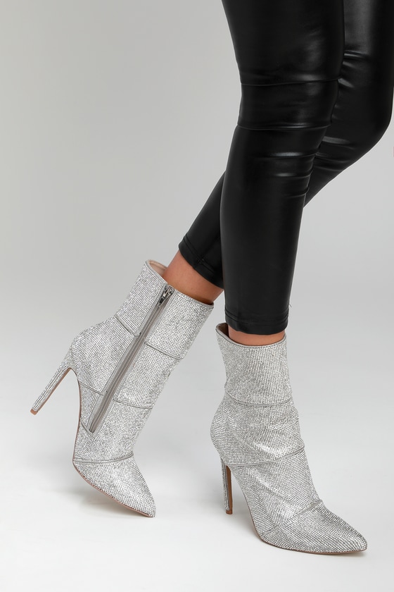 steve madden sparkle booties