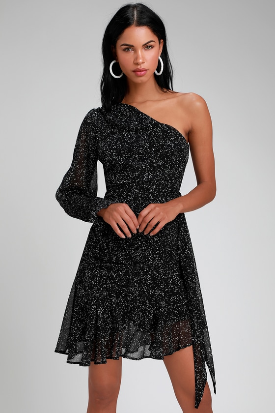 pink punch one shoulder midi dress
