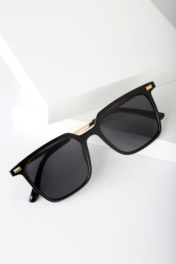 Cute Sunglasses - Square Sunglasses - Black Sunglasses