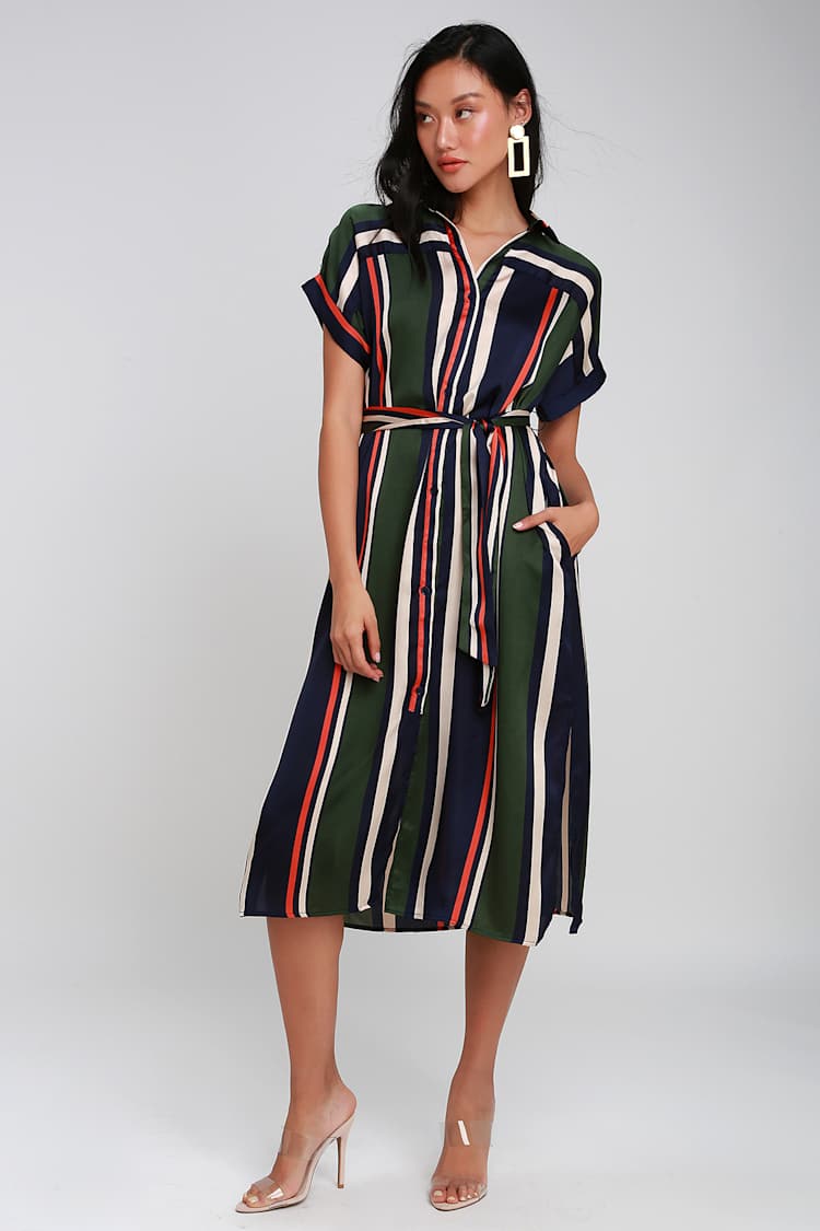 princess polly baby blue dress Buy Lipsy Blue Striped Cinched Waist Midi Shirt Dress from Next Luxembourg