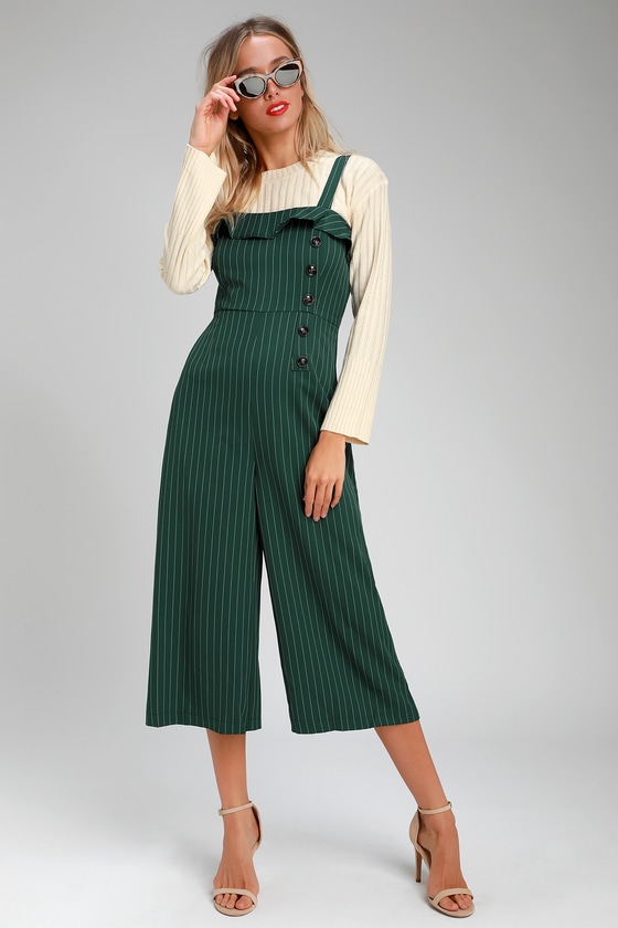forest green jumpsuit