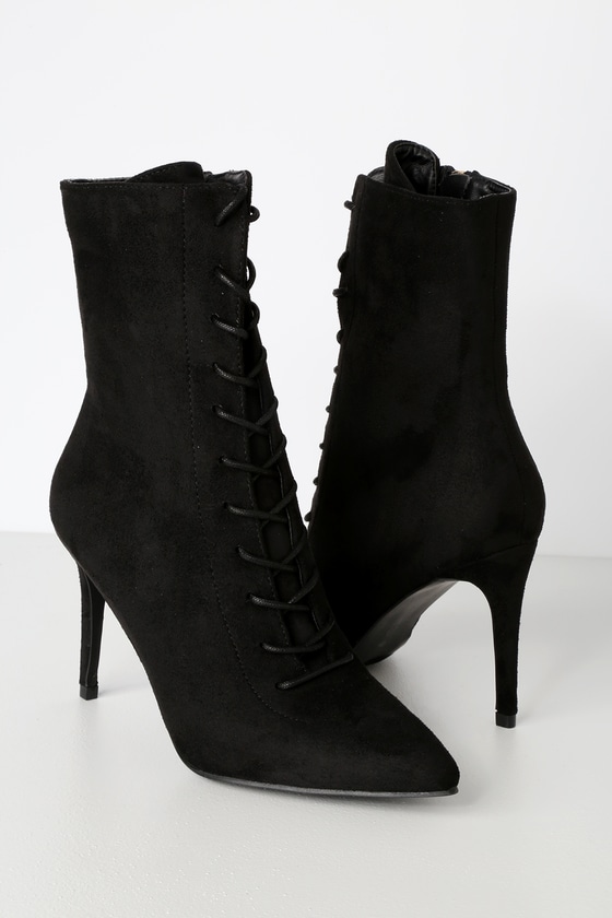 summer black booties