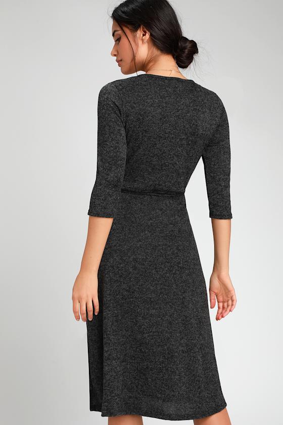 charcoal colored dress