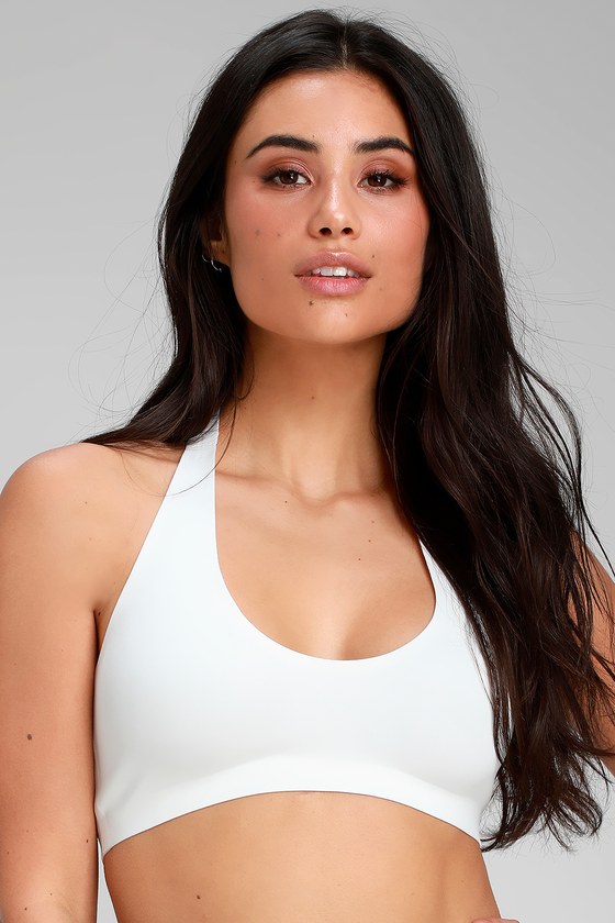 seamless halter bralette