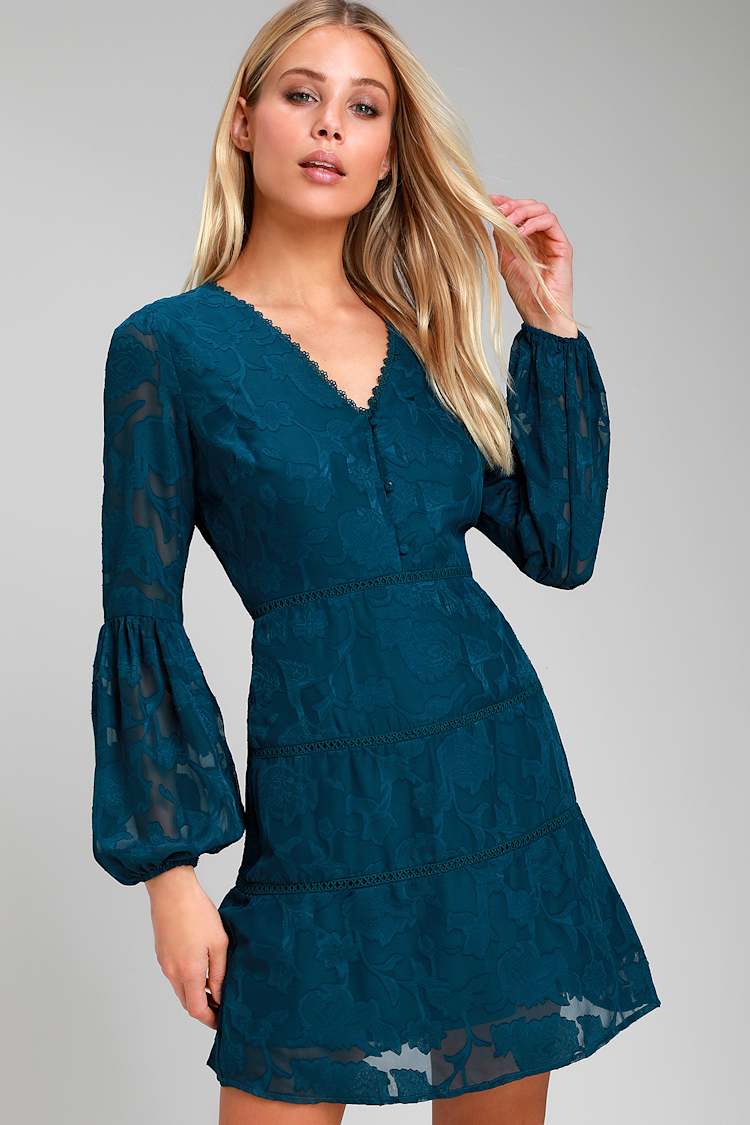 princess polly baby blue dress Dusk Serenade Maxi Dress Navy/Yellow / M