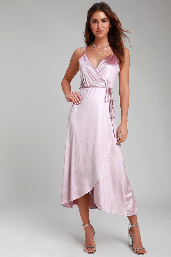mauve pink gown