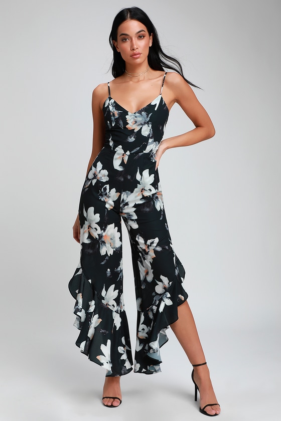 grey jumpsuit formal