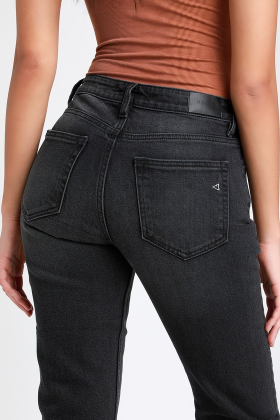 Hidden Jeans Tracey - Washed Black Jeans - High-Rise Jeans - Lulus