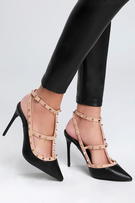 studded pumps