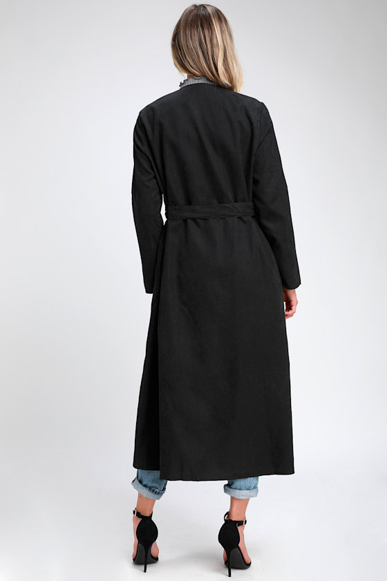 Marilyn Black Trench Duster 1