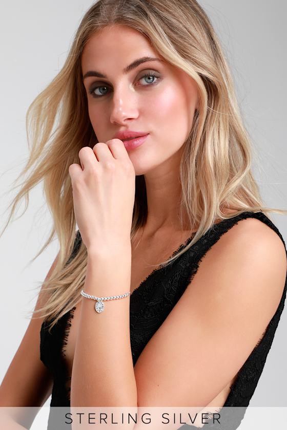 Cute Sterling Silver Bracelet Silver Charm Bracelet Bracelet Lulus