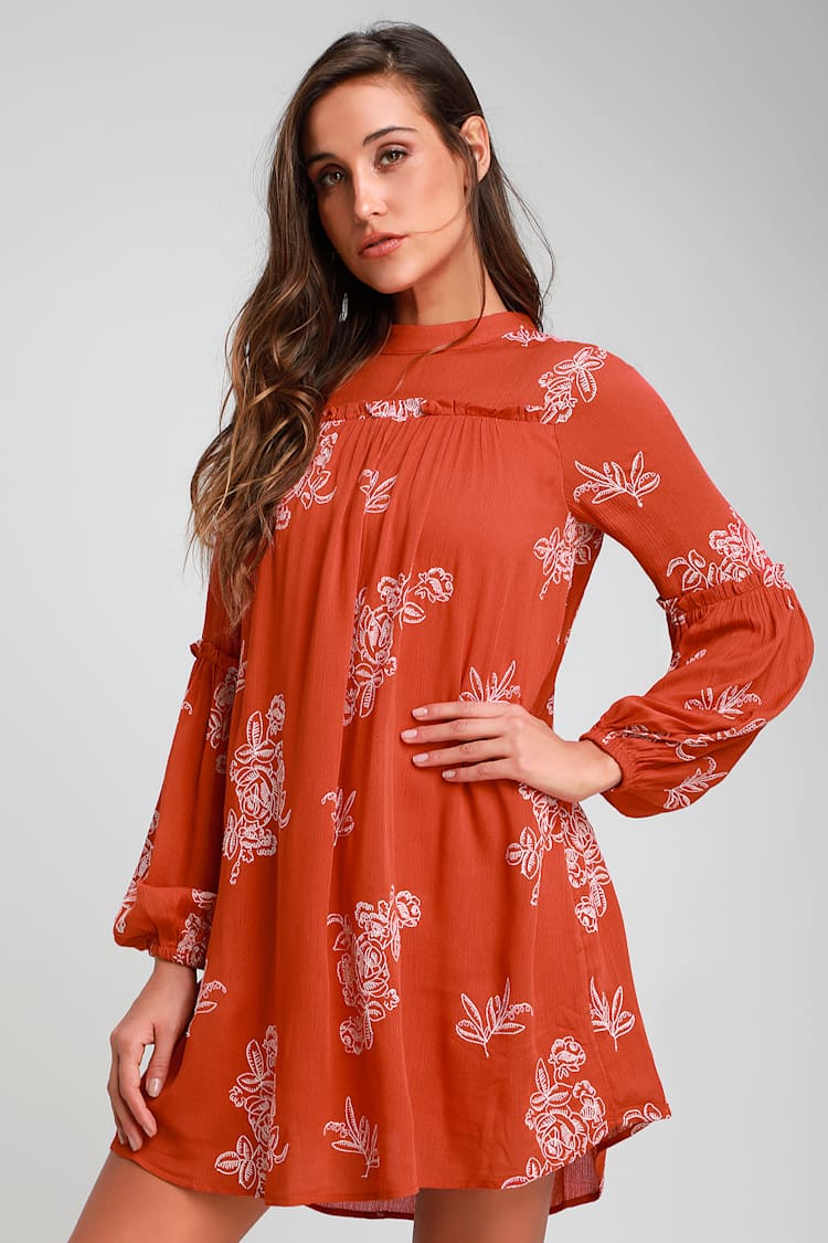 blue embroidered midi dress Milly Hazel Embroidered Midi Dress in Blue main image 1