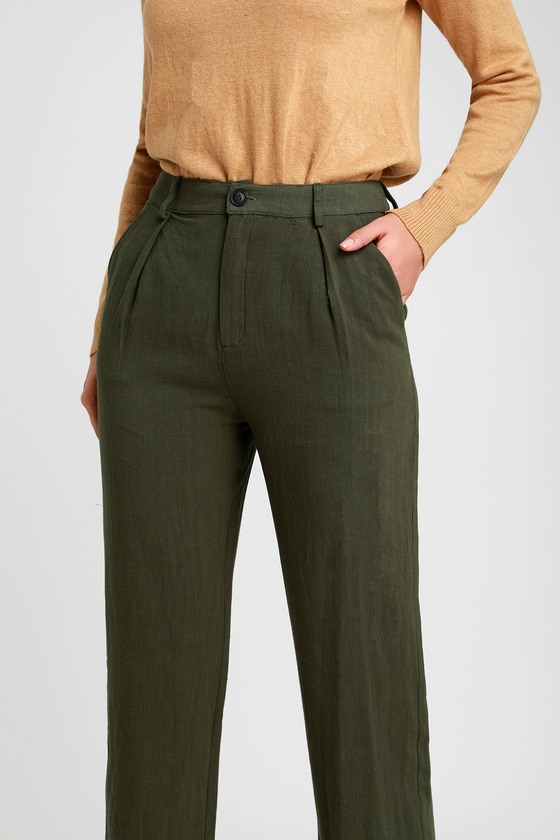 men's nike olive green pants
