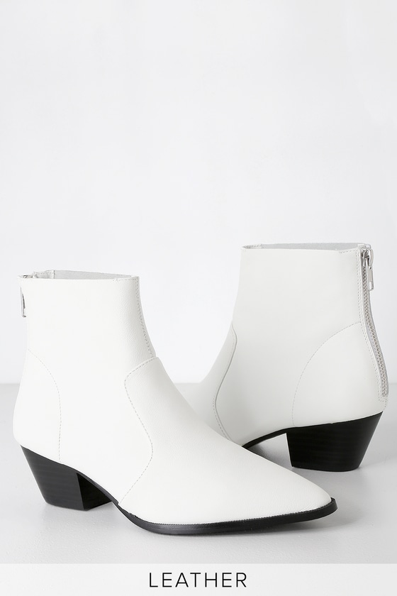 white ankle boots steve madden