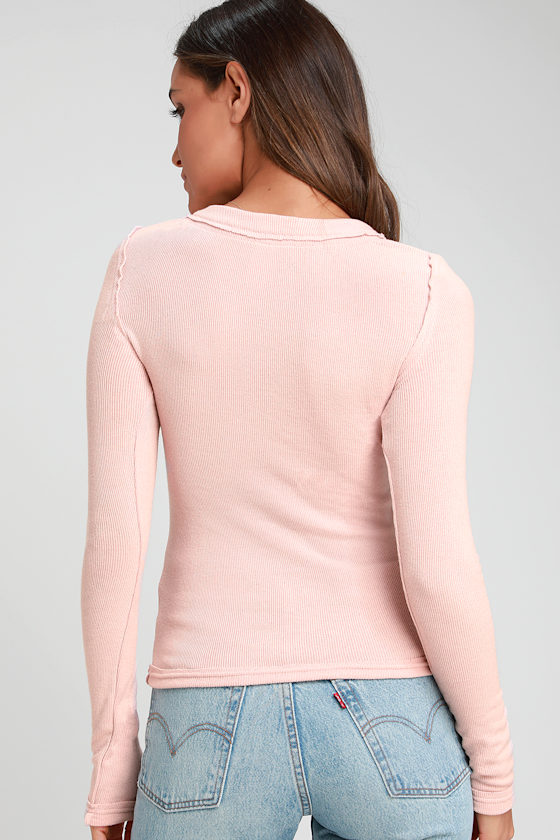 pink blush sweater dress