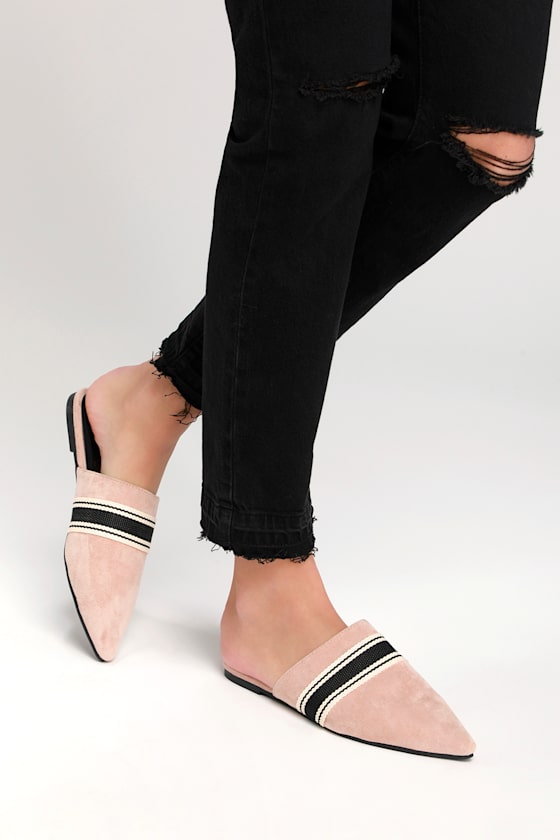 nude platform loafers