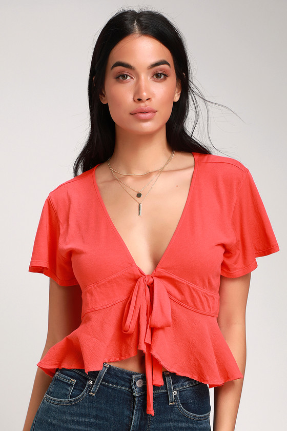 tie at the front top