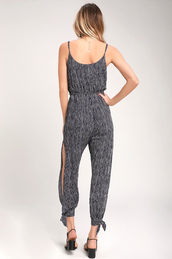 striped jumpsuit womens