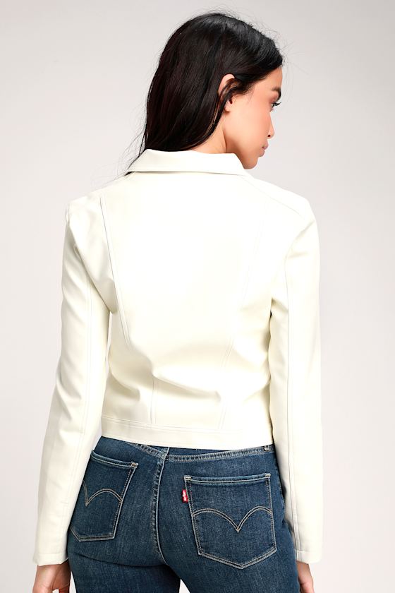 Chic Classique Off-White Moto Jacket 9