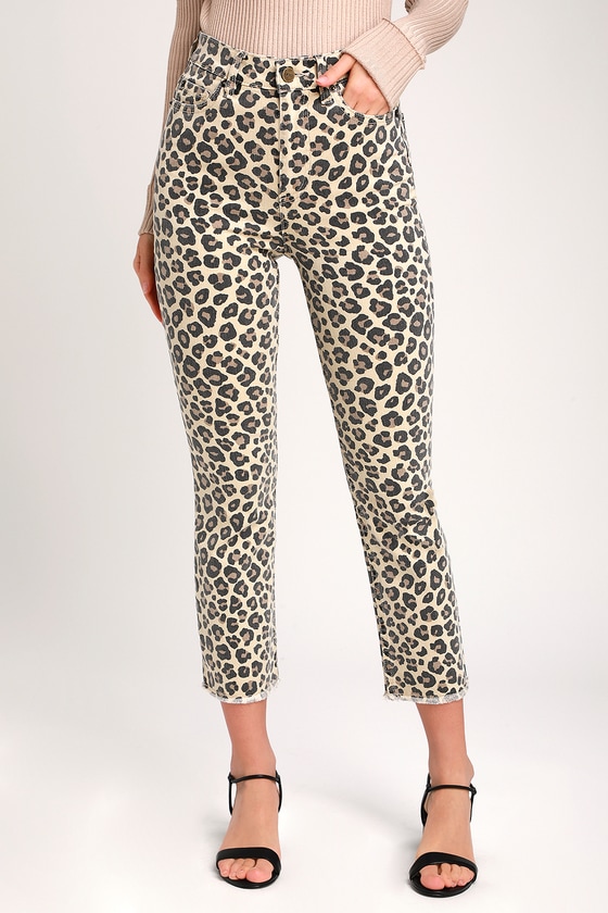 Amuse Society La Vida Jeans - Leopard Print Jeans - Jeans - Lulus