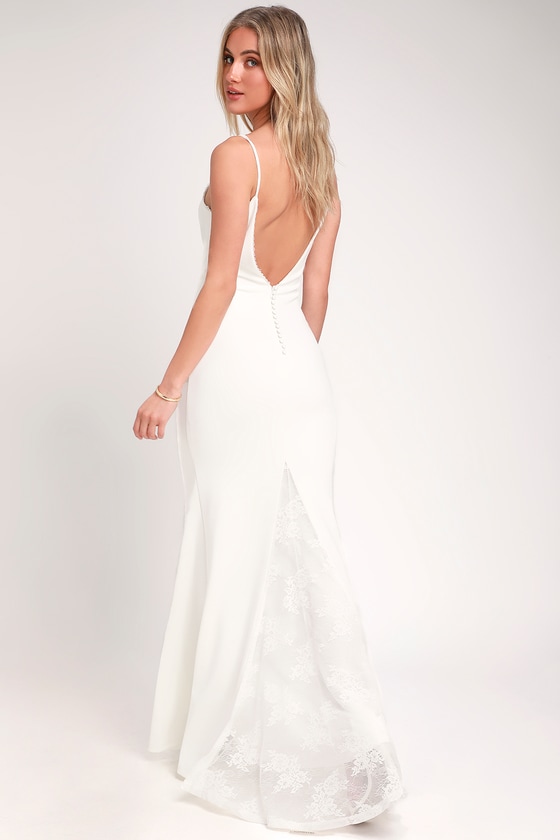 Long White Dress Lulus on Sale, 53% OFF ...