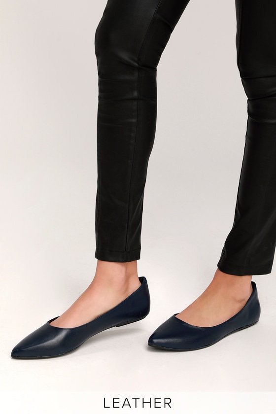 vans pointed toe flats