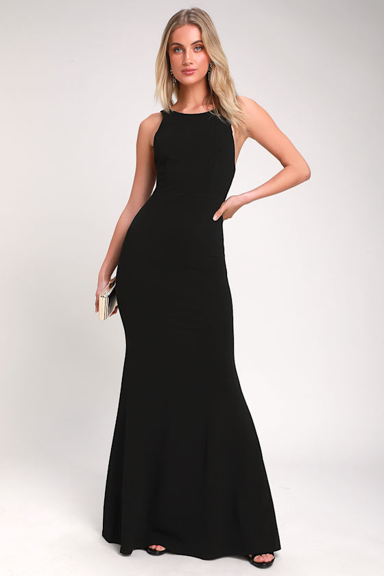 Dream About You Black Backless Maxi Dress 1