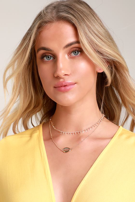 Kailani Gold Cowrie Shell Necklace 4