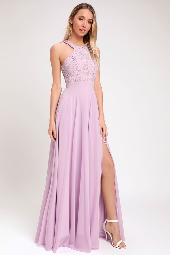 lulus lavender maxi dress