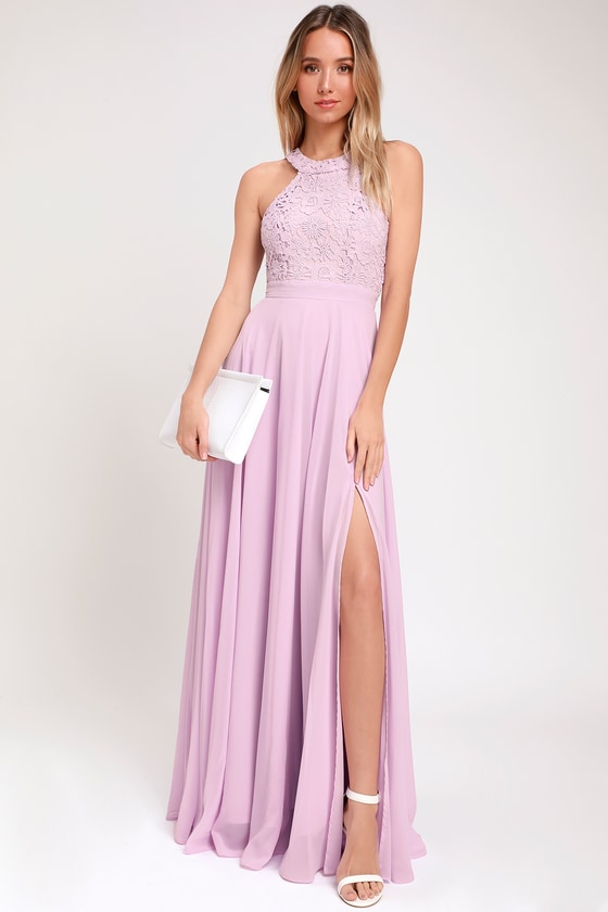 lulus lavender maxi dress