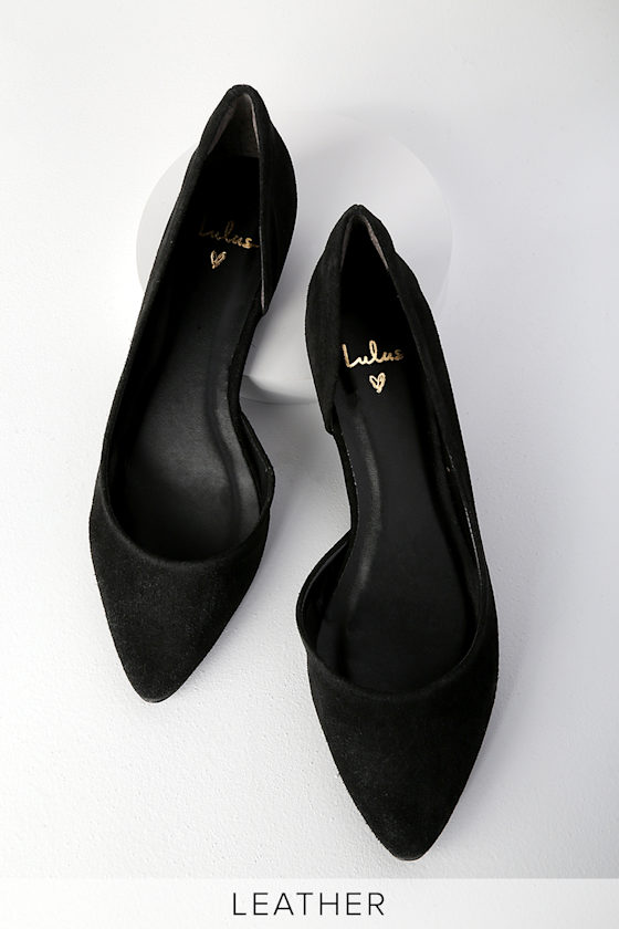 dillards black flats