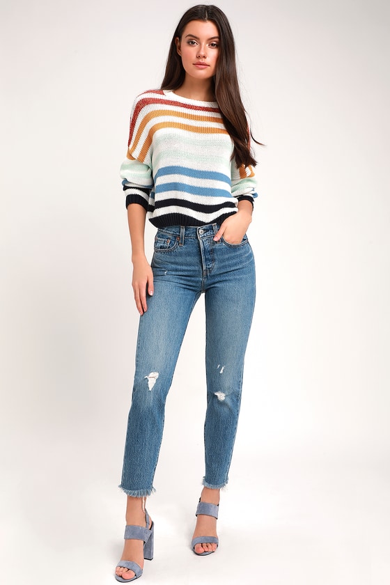 levi's wedgie high rise jeans