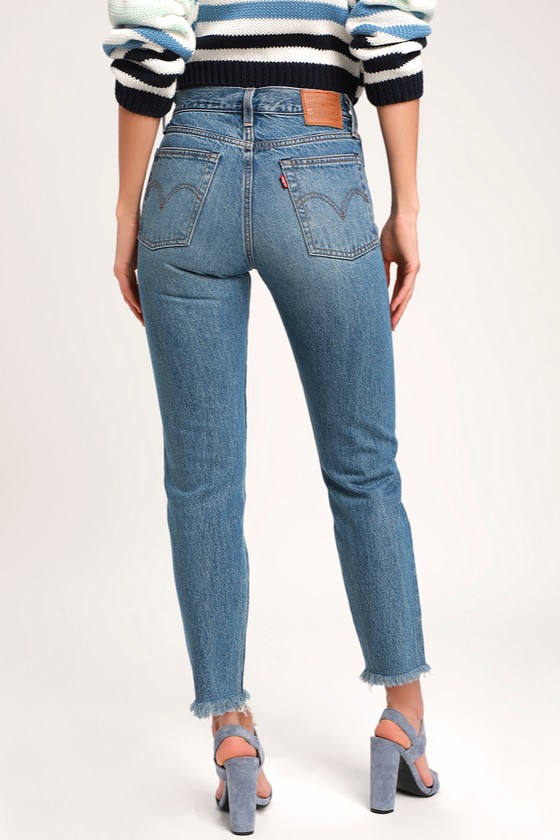 Levi's Wedgie - Medium Wash Jeans - High Rise Jeans - Jeans - Lulus