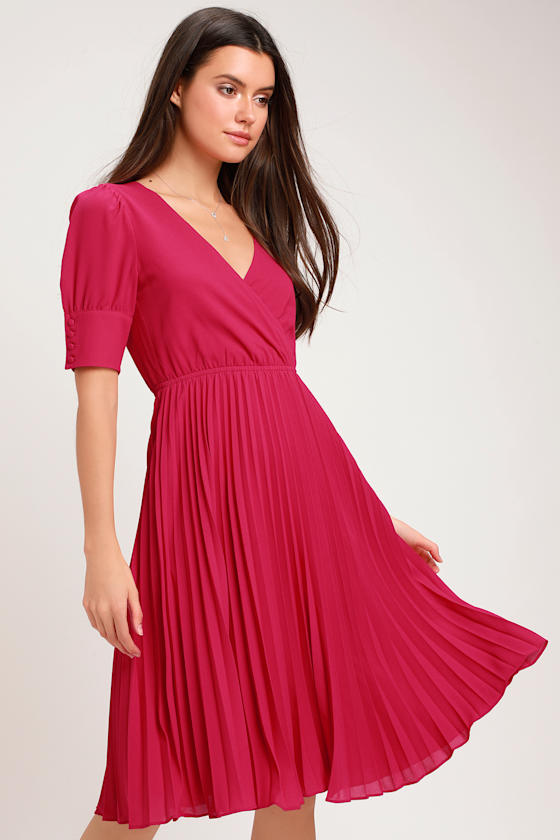 ali and jay pleated dress Ali Jay | Lily Pond Dress | M