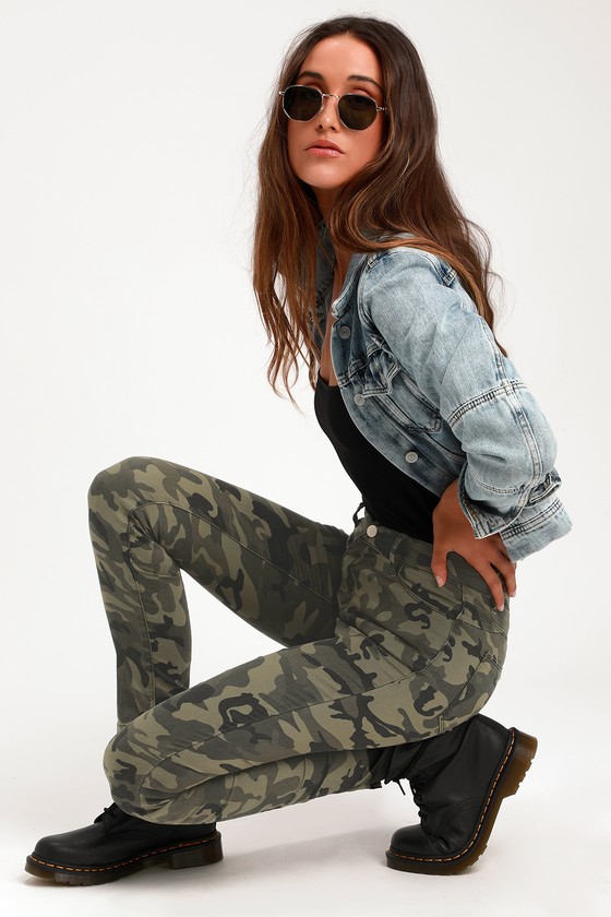 olive camo pants