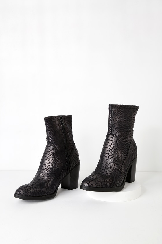 snakeskin boots dolce vita