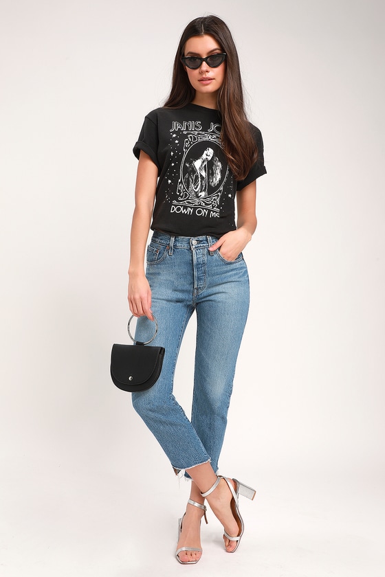 levi's 501 crop straight leg