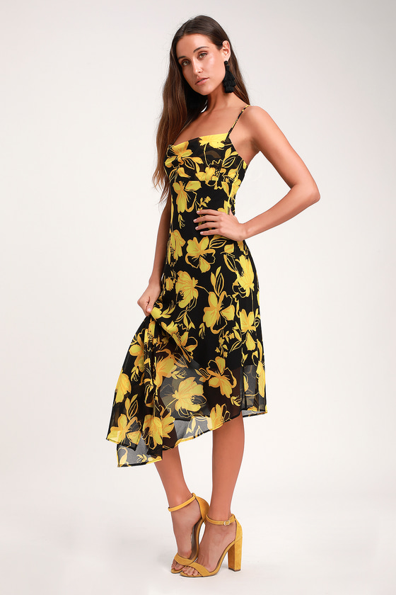 dress yellow and black