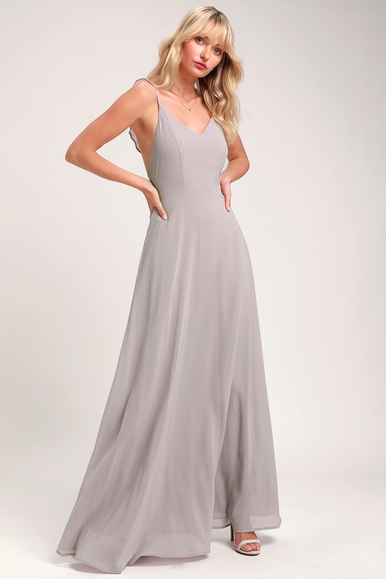 light grey dress