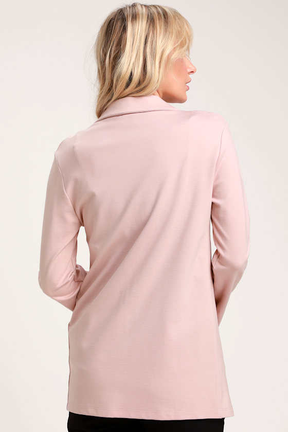 Love You More Blush Pink Blazer 2