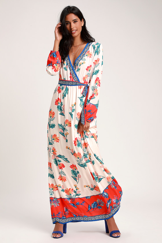 full sleeve occasion maxi dress