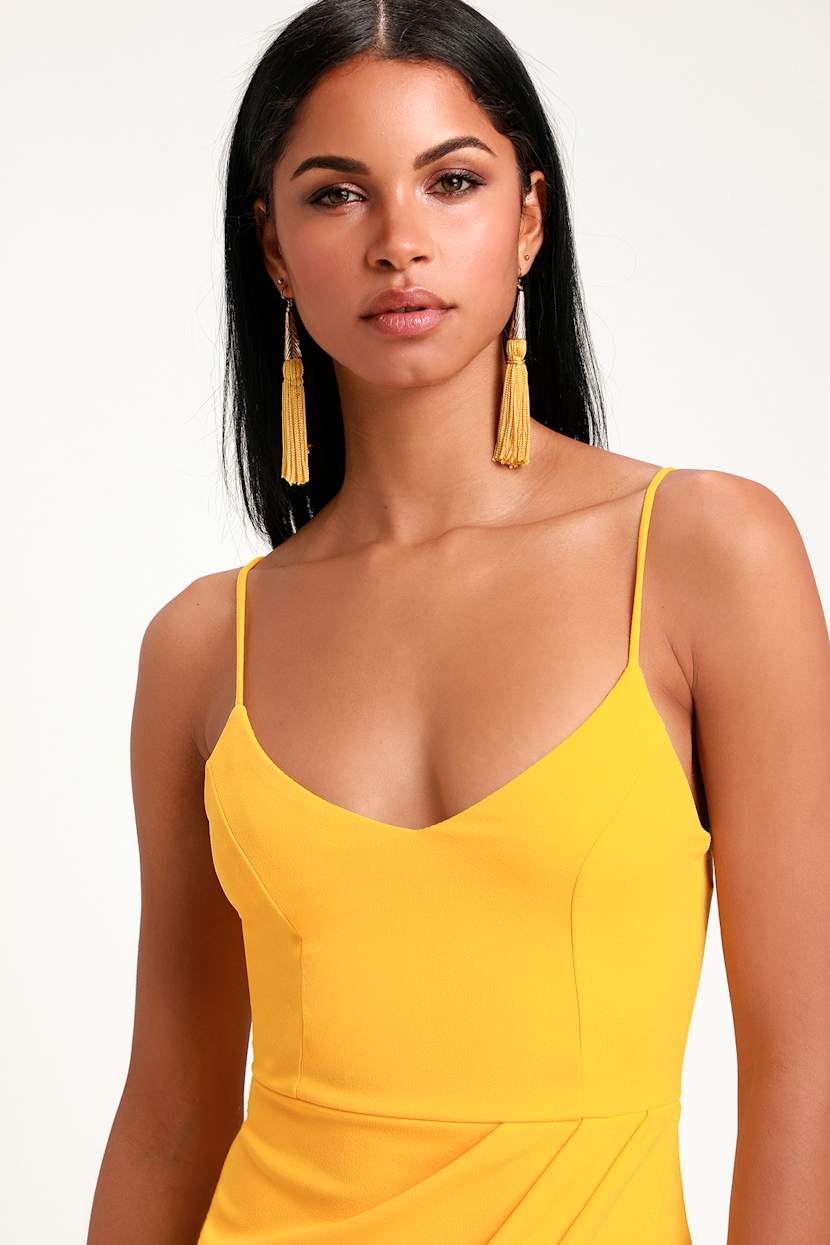 yellow bodycon dress forever 21 Sexy - Dress - Wrap Dress - Mini Dress Maxi dress